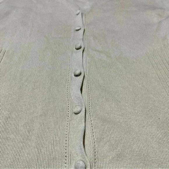 Architect Cardigan Sweater Womens Beige M? See Note - Picture 2 of 8